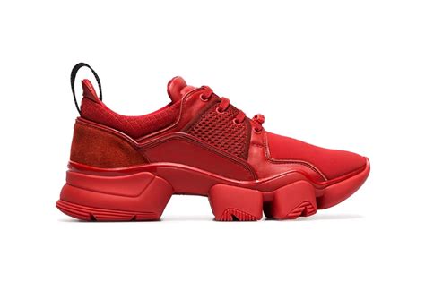 givenchy jaw sneakers red|givenchy leather sneakers.